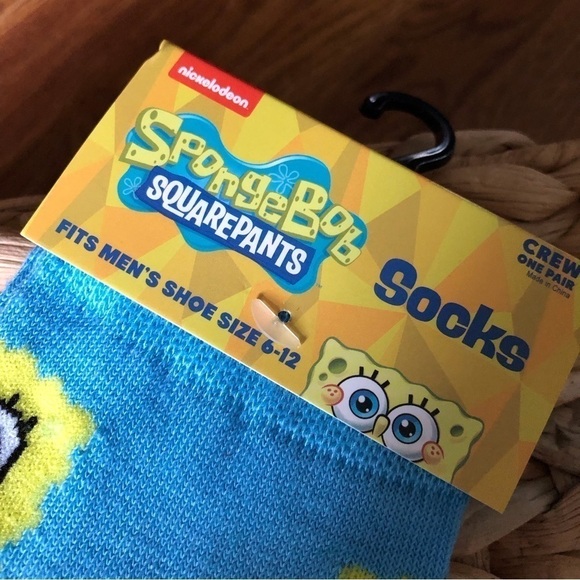 SpongeBob Squarepants crew socks - Picture 2 of 3